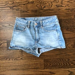 American Eagle Light Blue denim shorts